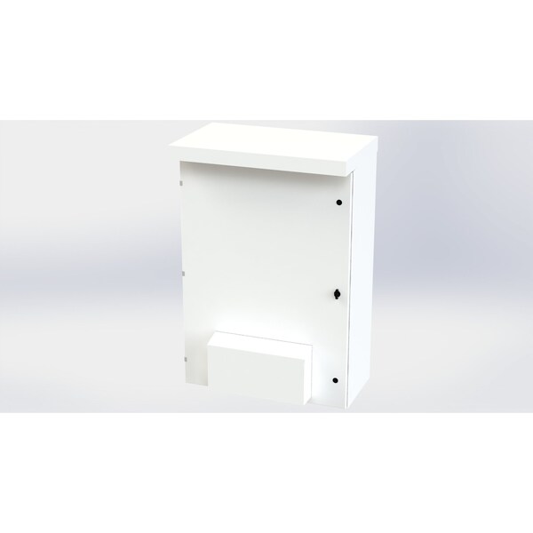 Saginaw Control & Engineering Galvanized Steel Electrical Enclosures, 53 in H, 16 in D, 36 in W, NEMA 3R, Hinged - SCE-53VR3616
