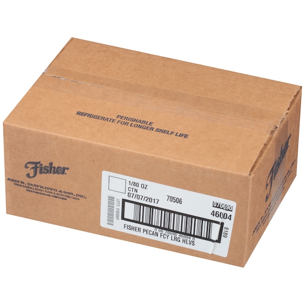 Mitades Grandes de Nuez Fancy Pecan Fisher Fisher 5 libras - 70506