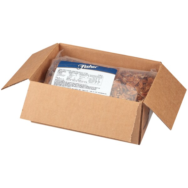 Mitades Grandes de Nuez Fancy Pecan Fisher Fisher 5 libras - 70506