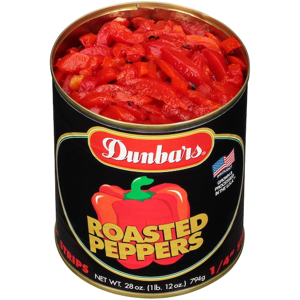Pimiento rojo asado Dunbar - 1/4 tiras, PK336 - 01055411120001