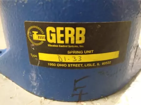 Gerb Spring Unit D1-33 - MRO INDUSTRIAL