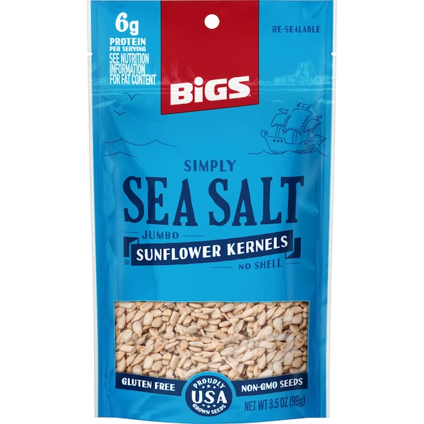 Semillas de Girasol Bigs Bigs con Sal de Mar 3.5 oz., PK36 - 1601201180