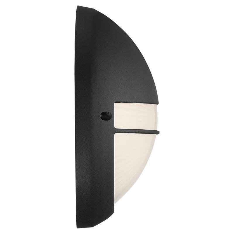 Iluminación de acceso Clifton Luz de aplique redonda para exteriores LED negra - 20260LEDDMG-BL/OPL