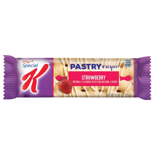 Kellogg's Special K Strudel de Fresa Pastel Crujiente en Porción Individual .88 oz., Paquete con 81 unidades - 3800056923