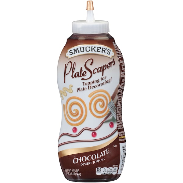 Placas de Chocolate Kosher Smuckers Smucker's Platescapers de 19.5 oz. Botella, PK12 - 5150005054.
