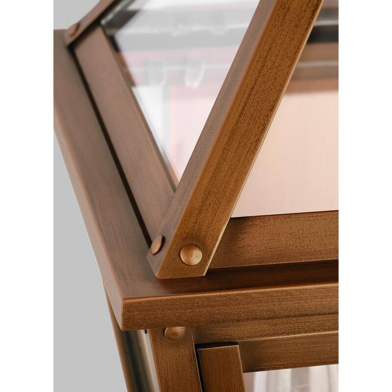 Iluminación de Generación Faro de Pared Pequeño al Aire Libre con Cableado Duro en Cobre Natural Hyannis con No Incluye Bombillas - CO1392NCP