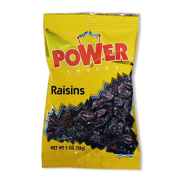 Bocadillos energéticos Pasas bocadillo energético 1 oz., PK150 - 7215510