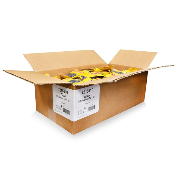 Bocadillos energéticos Pasas bocadillo energético 1 oz., PK150 - 7215510