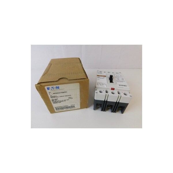 Eaton Molded Case Breakers MCCBs HFD 3P 175A 600V 50/60Hz 3Ph F Frame - HFDDC3175WF01