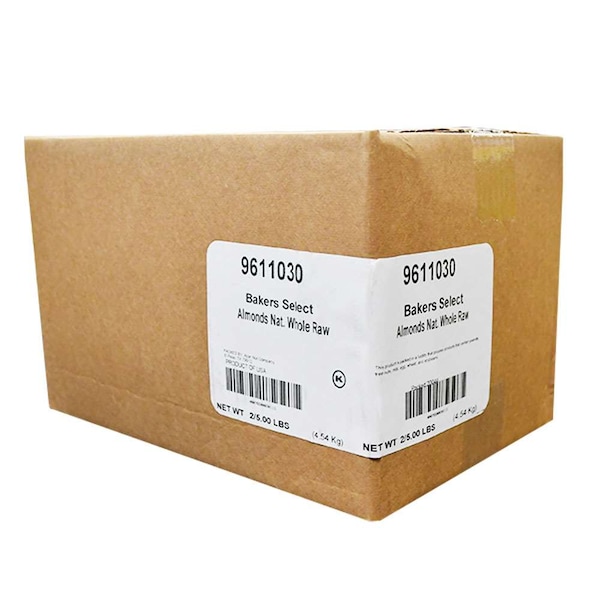 Bakers Select BS Almendras Naturales Enteras de 5lbs, Paquete de 2 - 9611030