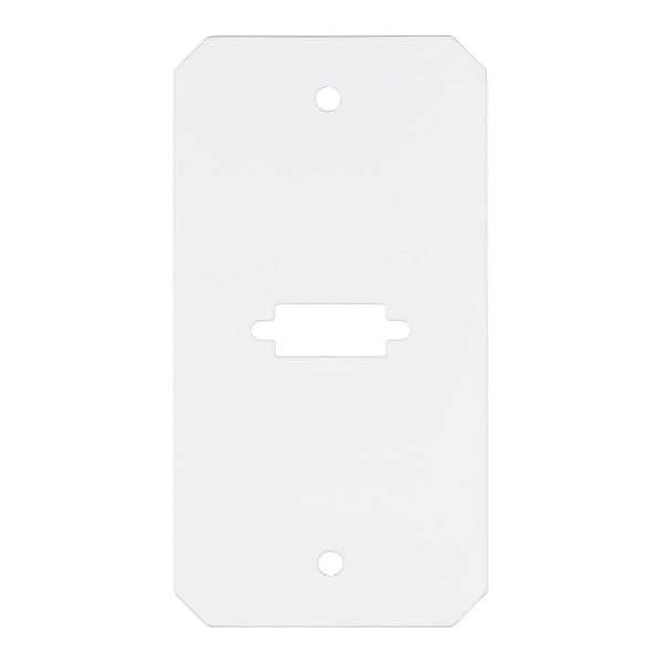 Hubbell Wiring Device-Kellems Center Sub Plate, 1 Gang, Rectangular, Steel - S1R10CSPH