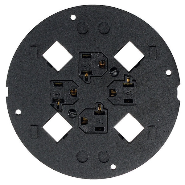Hubbell Wiring Device-Kellems In Floor S1SP4X4SYS - S1SP4X4SYS