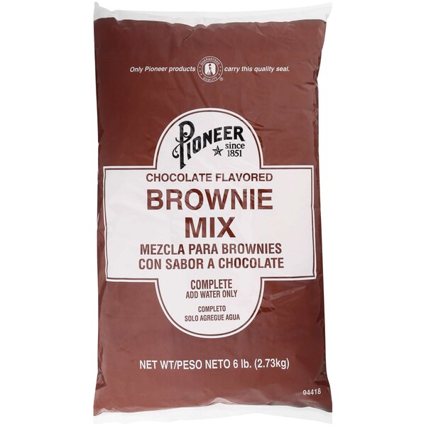 Mezcla para brownie con sabor a chocolate Pioneer Pioneer 6 libras, PK6 - 94418