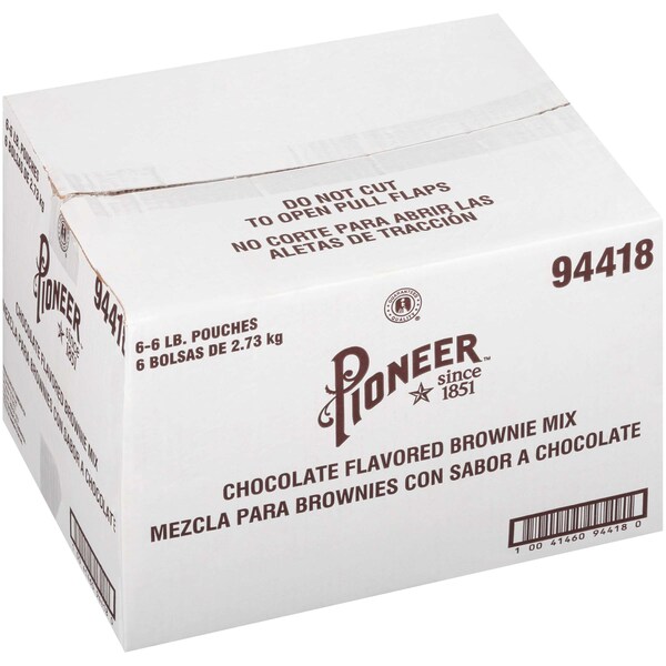 Mezcla para brownie con sabor a chocolate Pioneer Pioneer 6 libras, PK6 - 94418