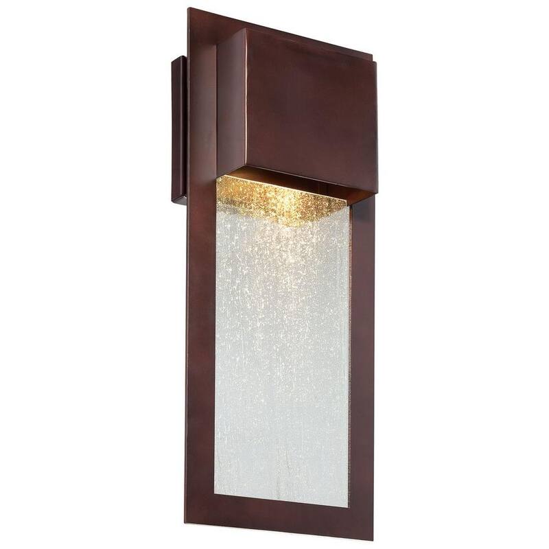 El gran aire libre por Minka Lavery Westgate Alder Bronze Outdoor Wall Mount - 72382-246