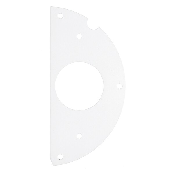 Hubbell Wiring Device-Kellems Recessed 6" Series, Sub Plate, 50% Right Side, (1) 1.60" Receptacle Opening - S1R6SPG