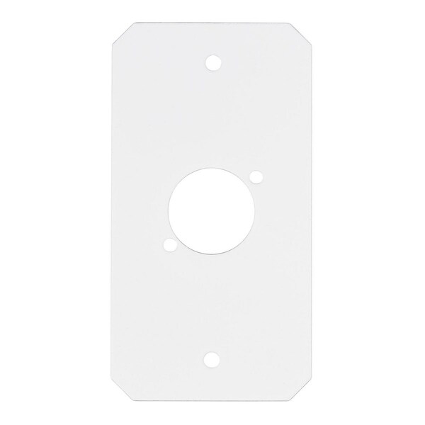Hubbell Wiring Device-Kellems Center Sub Plate, 1 Gang, Rectangular, Steel - S1R10CSPX