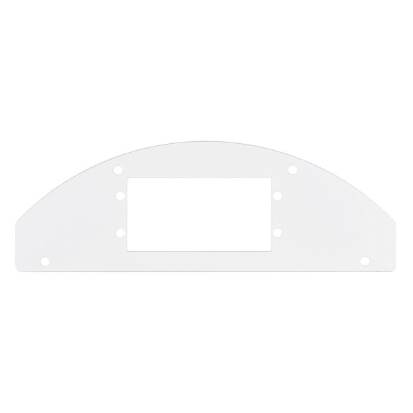 Hubbell Wiring Device-Kellems Recessed 10" Series, Sub Plate, Full Perimeter, (2) Extron® AAP Opening - S1R10PSPA