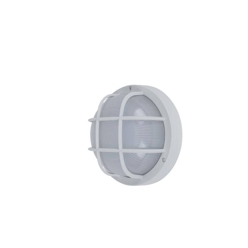 Lámpara de Pared LUTEC Coastal Norfolk Blanco Integrada para Exteriores con LED - 6381601331