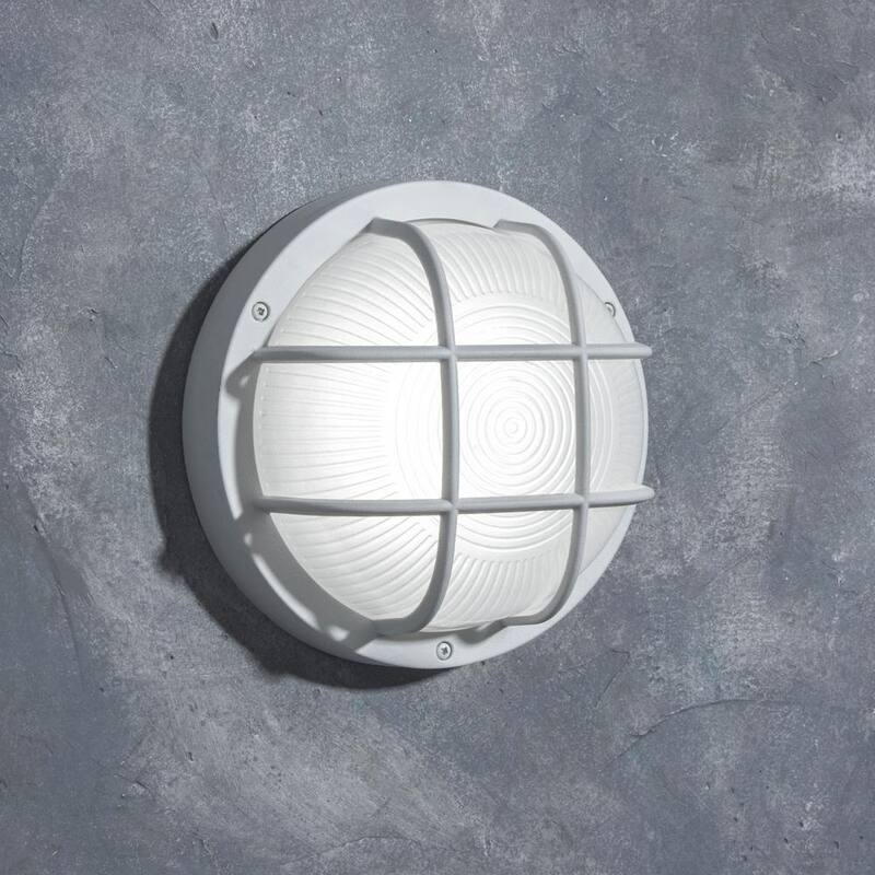Lámpara de Pared LUTEC Coastal Norfolk Blanco Integrada para Exteriores con LED - 6381601331