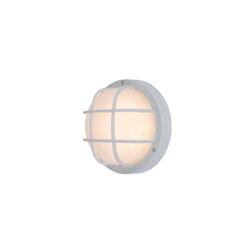 Lámpara de Pared LUTEC Coastal Norfolk Blanco Integrada para Exteriores con LED - 6381601331