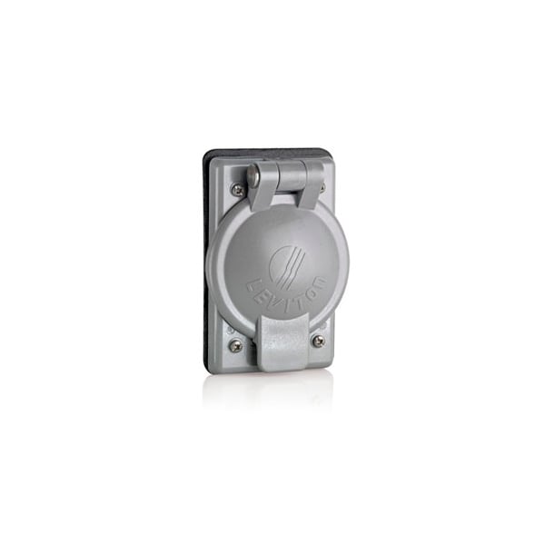 Leviton Wallplates Gy Wr Cover 20/30A - 7420-CRG