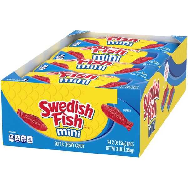 Pescado sueco Pescado sueco Caramelo 2 oz. Bolsa, PK288 - 6206