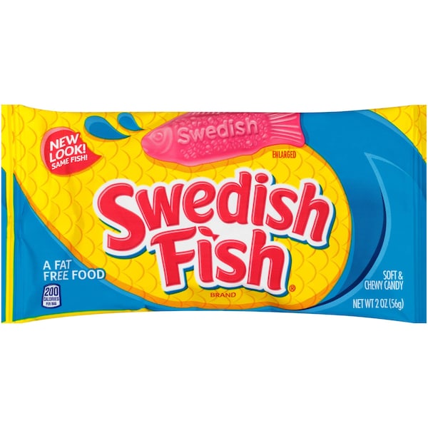Pescado sueco Pescado sueco Caramelo 2 oz. Bolsa, PK288 - 6206