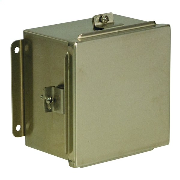 Wiegmann Enclosure Cover, 3 in. H x 5.44 in. W x 7 in. L, Stainless Steel - BN4060403SSA
