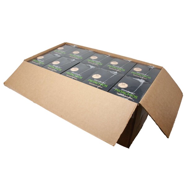 Maravillosos Pistaches Tostados y Salados en Tubo de Pistache 1.25 oz., PK120 - 072142A25SA