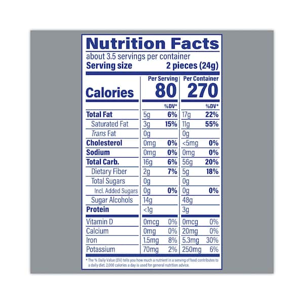 Paquete de 12 bolsas de 3 oz de York Sugar Free Peppermint Pattie - 4911