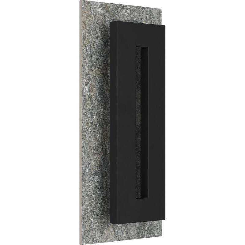 Lámpara de Pared de Exterior LED Quoizel Tate 8 pulgadas en Negro Tierra - TTE8308EK