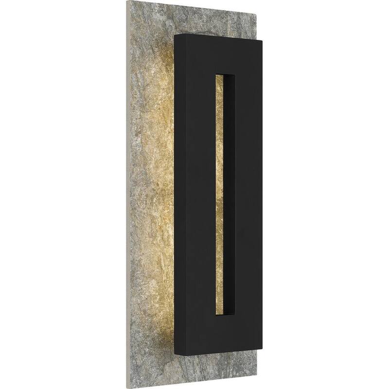 Lámpara de Pared de Exterior LED Quoizel Tate 8 pulgadas en Negro Tierra - TTE8308EK