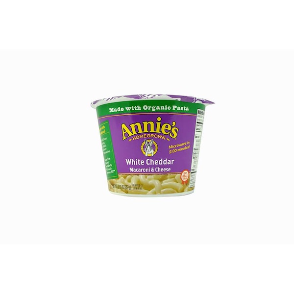 Macarrones con Queso Blanco de Annie's Annie's, taza de 2.01 oz., paquete de 12 - 13562-00060.