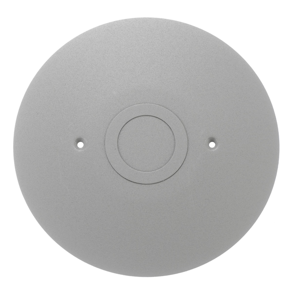 Hubbell Wiring Device-Kellems Electrical Box Cover, Round, Aluminum, Furniture Feed Cover - FF2GY