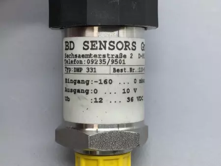 BD Sensors Pressure Transmitter DMP331