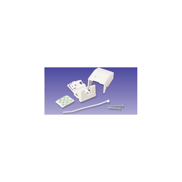 Siemon Electrical Surface Mount Box, 1-Port Incl Cover, Base, Bezel, Ties - MX-SM1-02