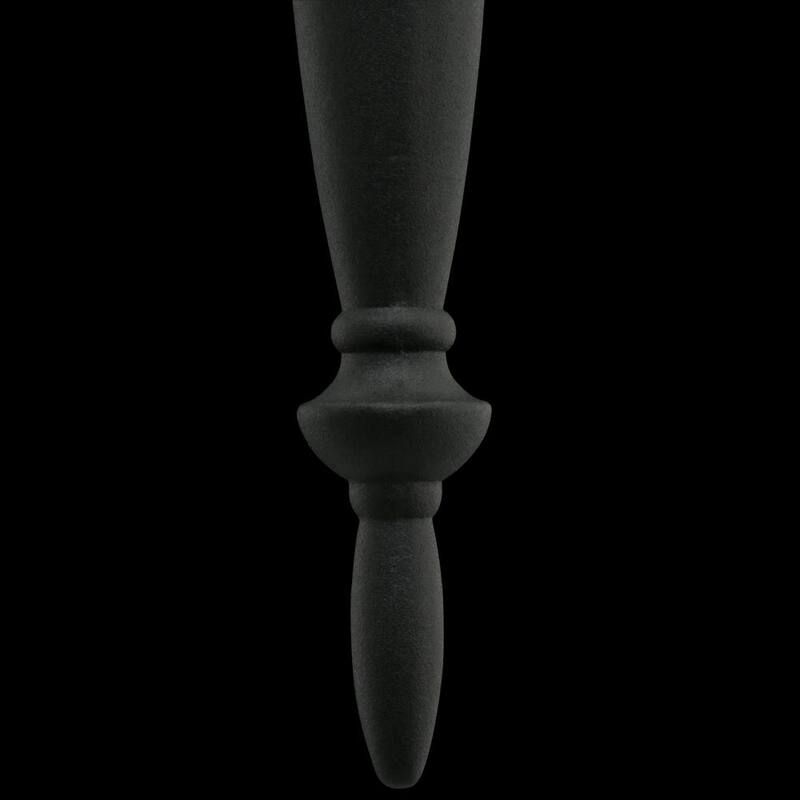 Aplique Hammed Bay 19.75 pulgadas. Negro 1 luz de exterior de línea de voltaje Aplique de pared sin lámpara incluida - HB7023P-05