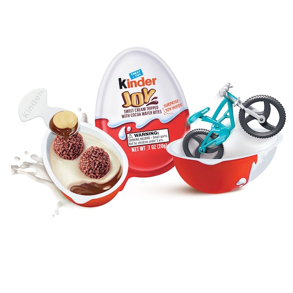 Kinder Ferrero Joy Dulce crema con migajas de oblea de cacao y caramelo con juguete 0.7 oz - 665259