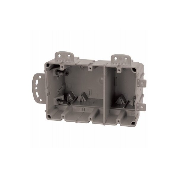 Southwire Electrical Box, 55 cu in, Romex Box Type, 3 Gangs, Polycarbonate - MSBMMT3G