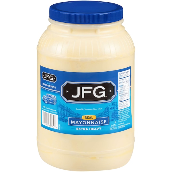 Jfg 1 gal. Jarras de plástico de mayonesa JFG de uso pesado, paquete de 4 - 41410-31764