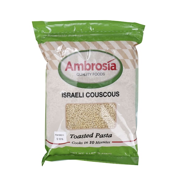 Savor Imports - Couscous Israelí Tostado de 5 lbs, paquete de 4 - 34426