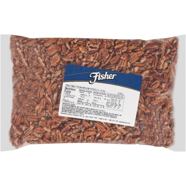 Fisher Fisher Medium Fancy Pecan Pieces 5lbs - 70503

Piezas de nuez pecana Fisher Fisher medianas y elegantes de 5 libras - 70503