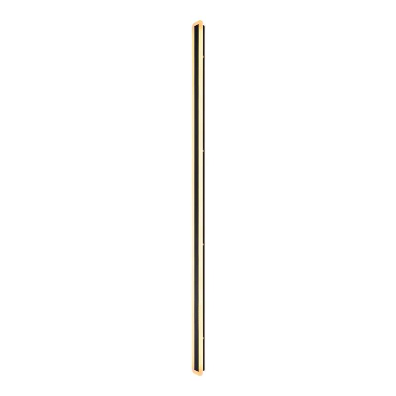 Rennnsan Hannah 70.9 pulgadas Lámpara de Pared de Granero Exterior Negra Moderna Lineal Acrílica Impermeable IP65 Duraconectada, Luz de Baliza de Pared Integrada LED - WL8101-46338