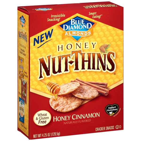 Almohadillas de Nueces y Canela con Miel Blue Diamond Blue Diamond 4.25 oz., Paquete de 12 - 10997.