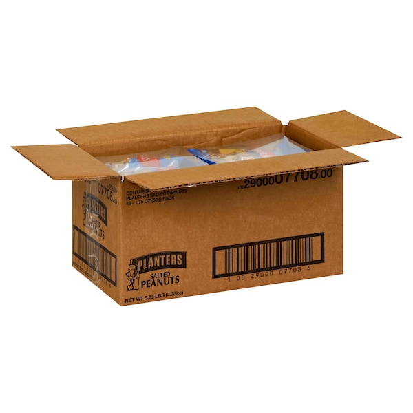 Planters Maní Salado 1.75 oz. Tubo, Paquete de 48 - 10029000077086