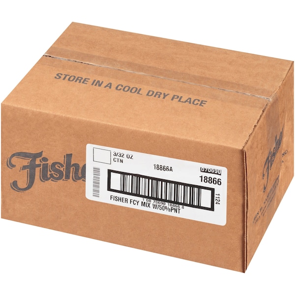 Mezcla de lujo Fisher Fisher con 50% de cacahuates 32 oz., PK3 - 18866A