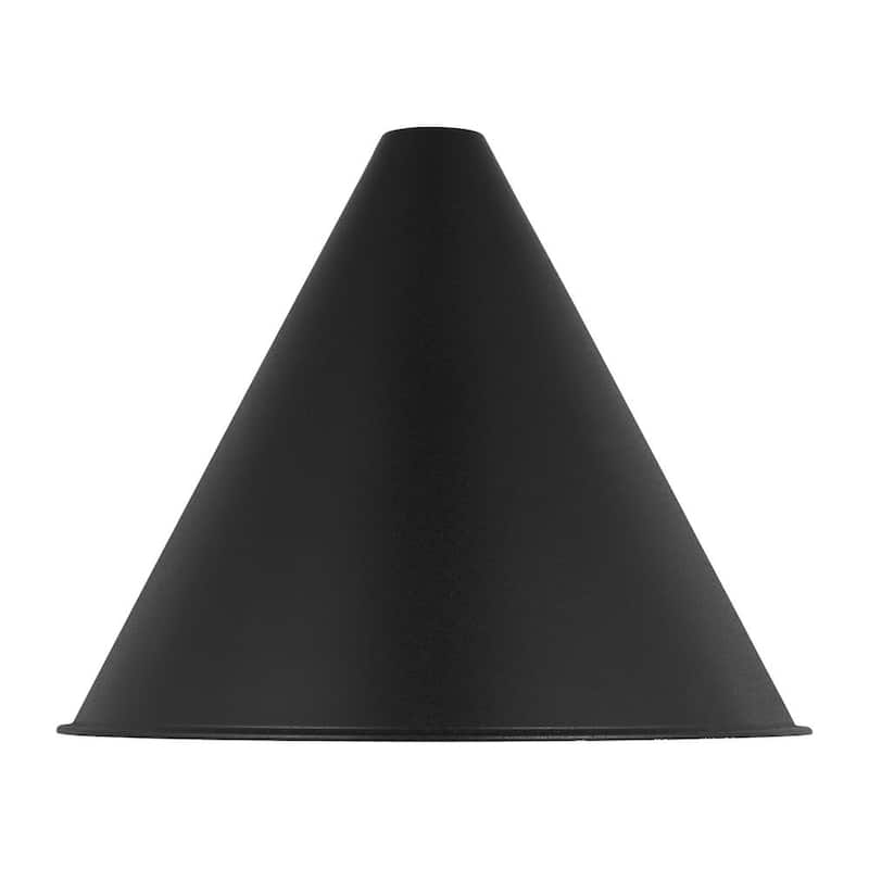 Iluminación de generación Lámpara de pared exterior negra Crittenden 1-Light - 8638501-12
