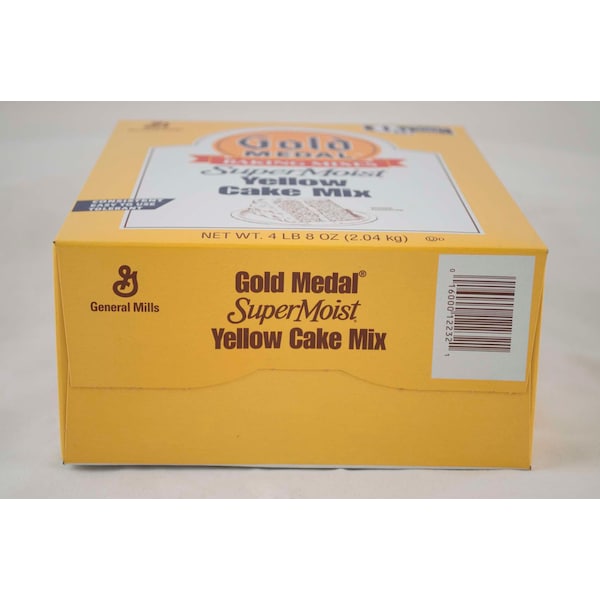 Mezcla para pastel Supermoist Gold Medal Yellow Súper Húmedo 4.5 libras, paquete de 6 - 16000-12232