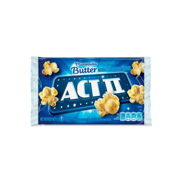 Palomitas de Maíz para Microondas Marjack ACT II, Sabor Mantequilla, 2.75 Oz, 36 unidades por caja - CNG23223